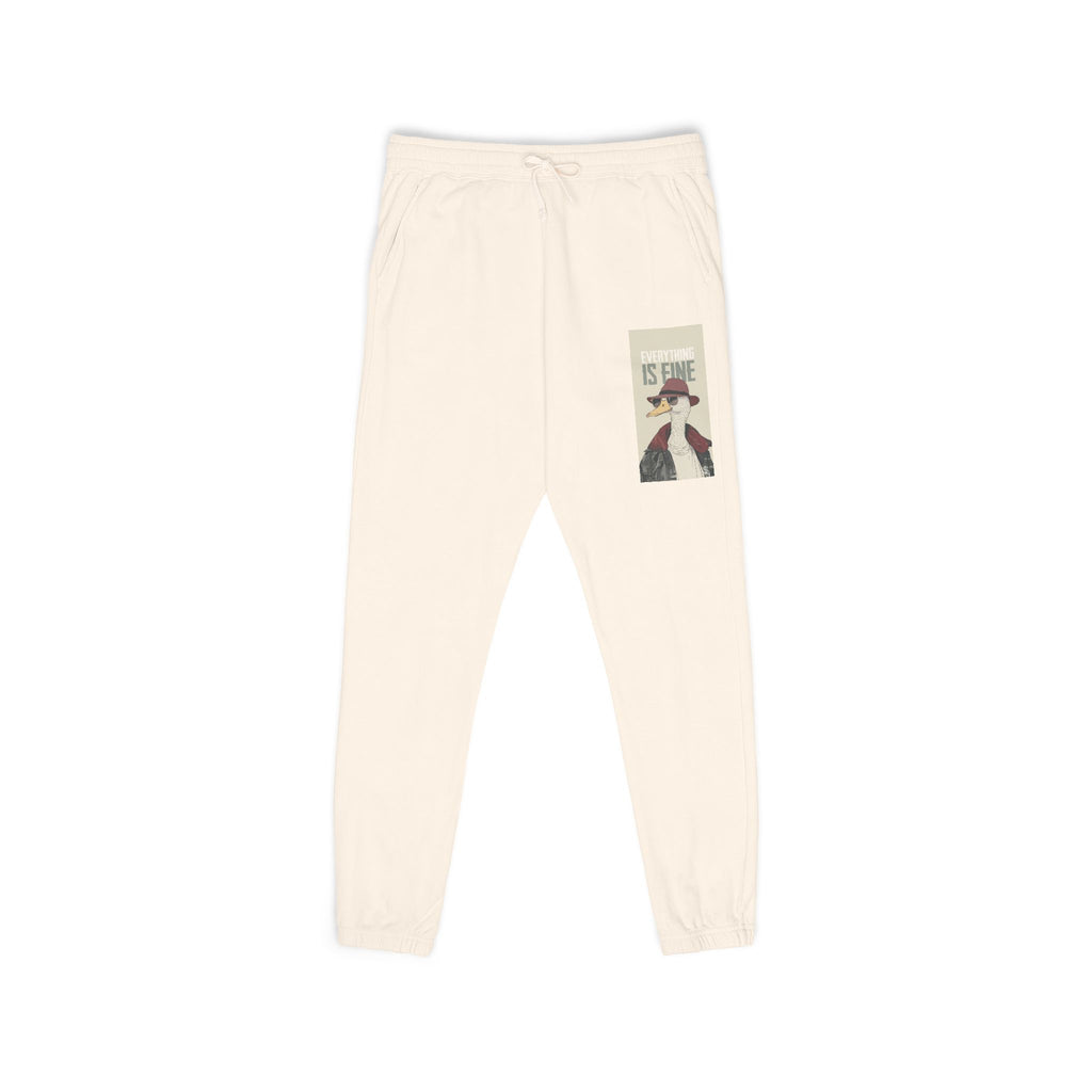 Vintage Camping Patch Sweatpants – 'Go See' Graphic Joggers