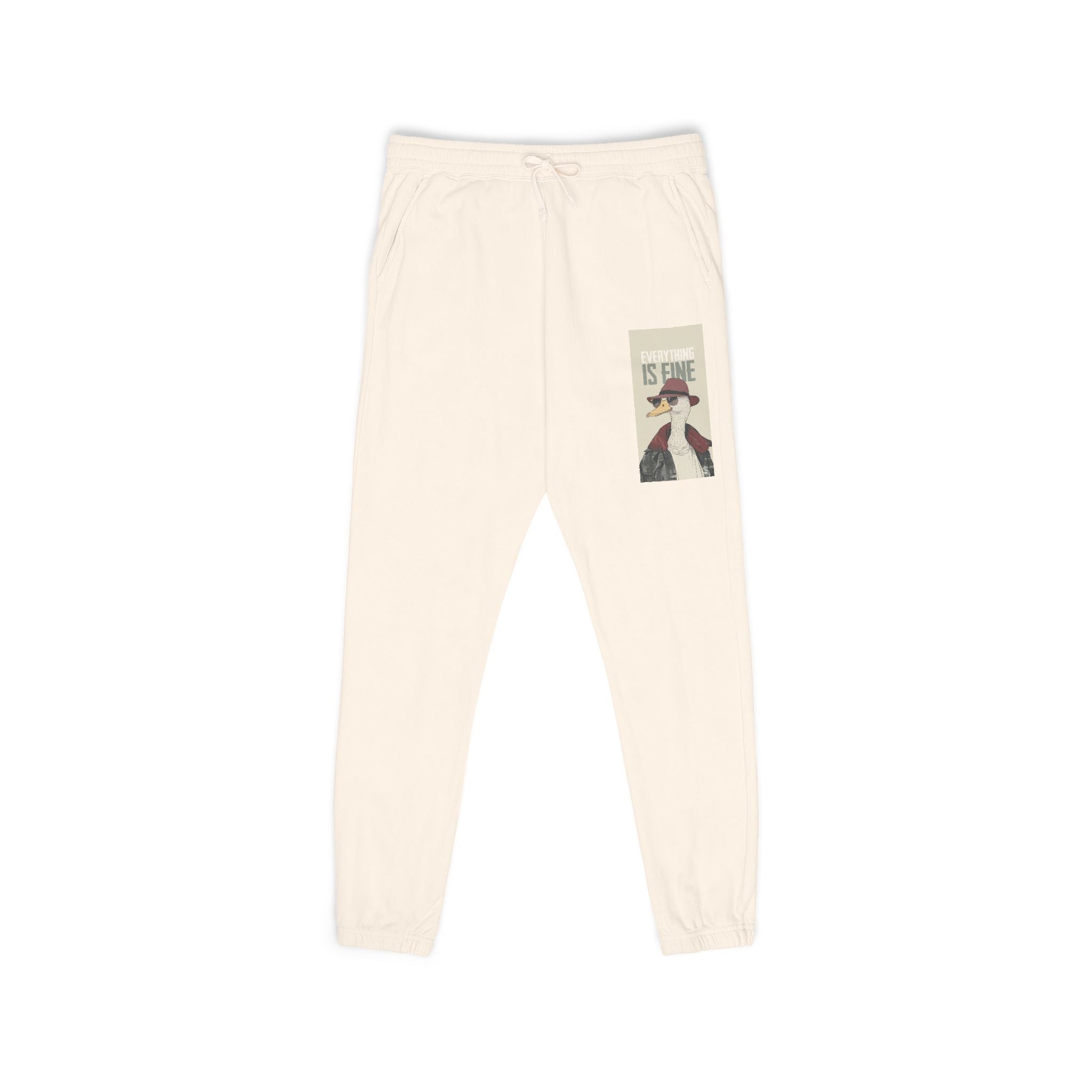 Vintage Camping Patch Sweatpants – 'Go See' Graphic Joggers