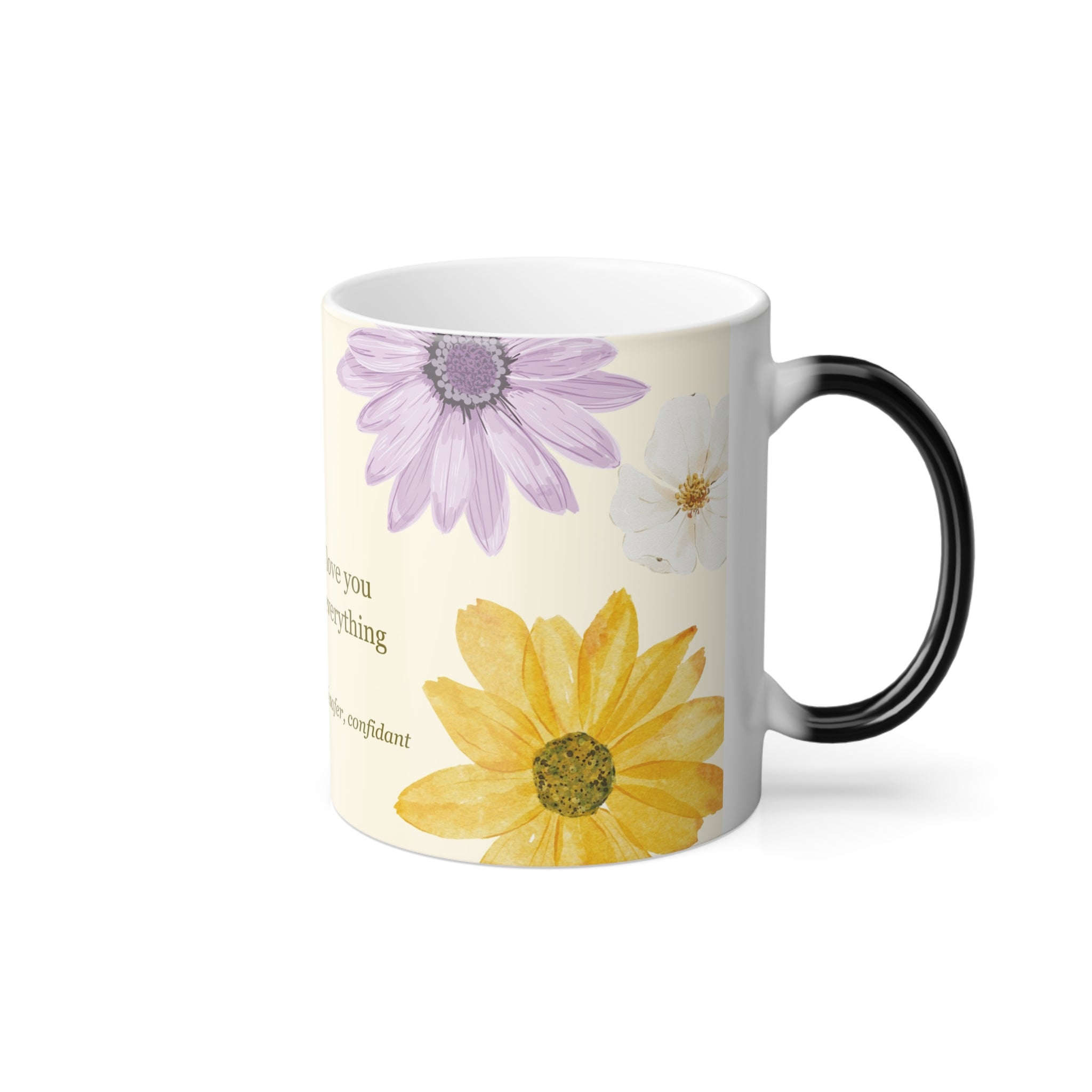 Mother Definition Color Morphing Mug — Floral "mother" Dictionary Gift (11oz) Printify