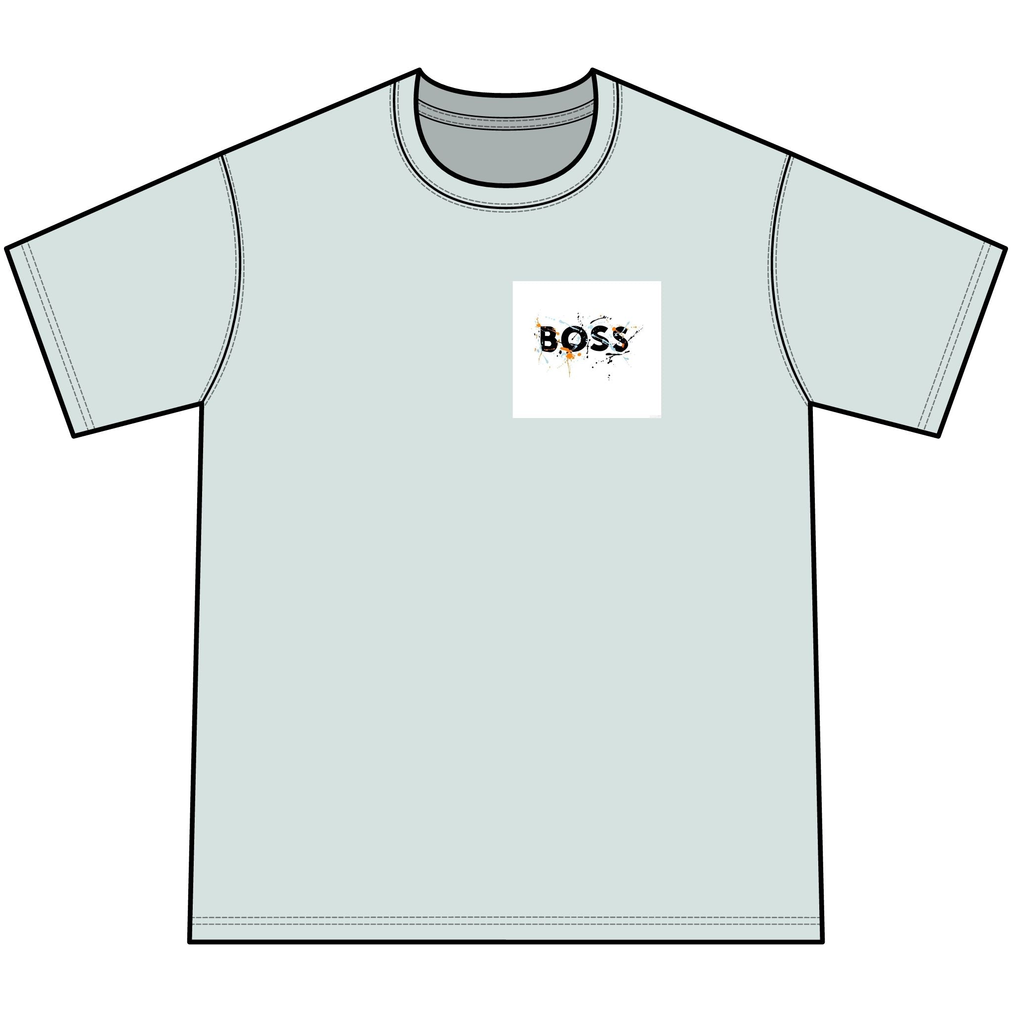 Youth Tie-Dye Tee — 'BOSS' Pocket Graphic Kids T-Shirt