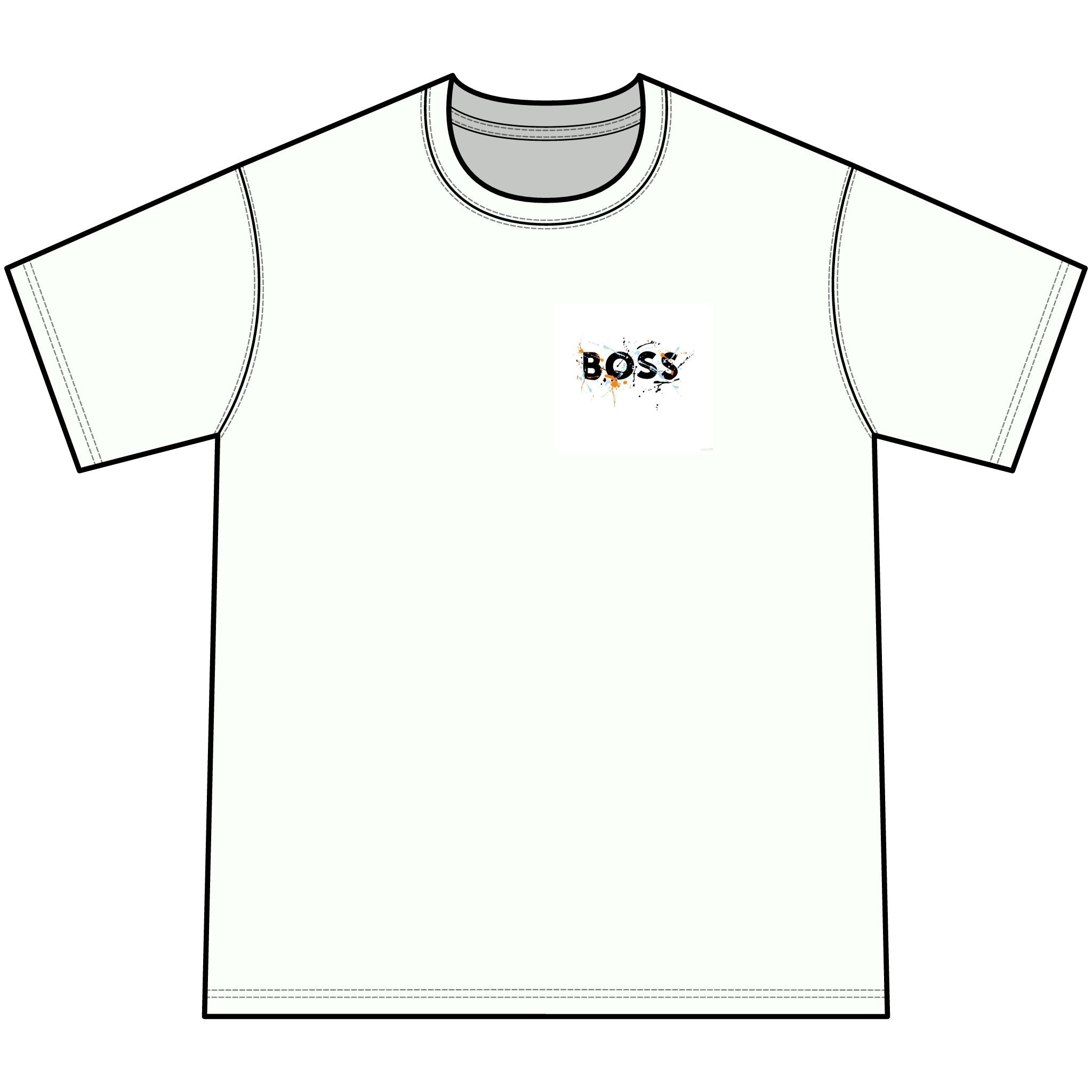 Youth Tie-Dye Tee — 'BOSS' Pocket Graphic Kids T-Shirt