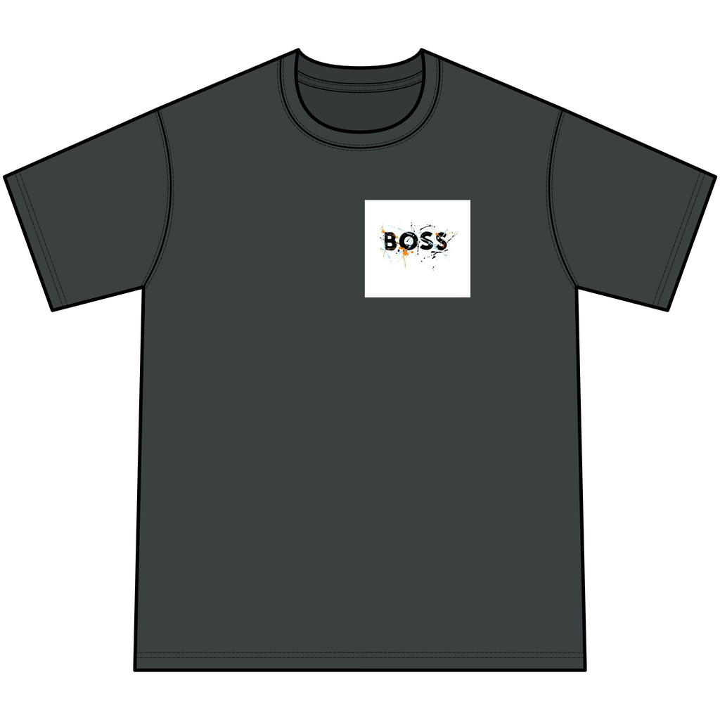 Youth Tie-Dye Tee — 'BOSS' Pocket Graphic Kids T-Shirt