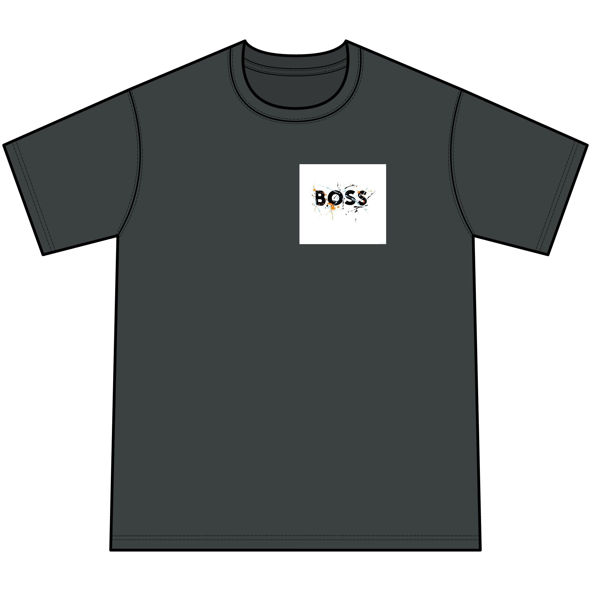 Youth Tie-Dye Tee — 'BOSS' Pocket Graphic Kids T-Shirt
