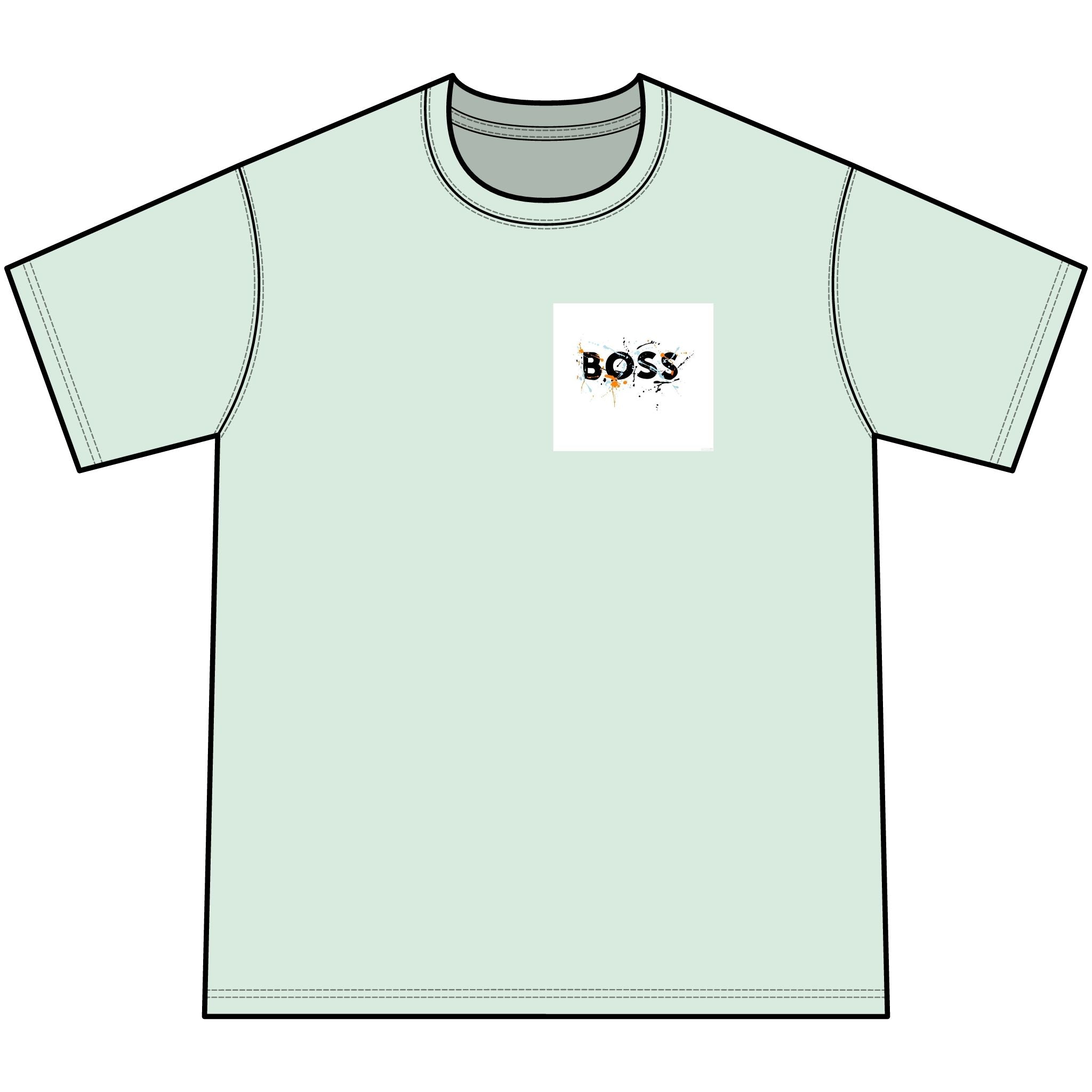 Youth Tie-Dye Tee — 'BOSS' Pocket Graphic Kids T-Shirt