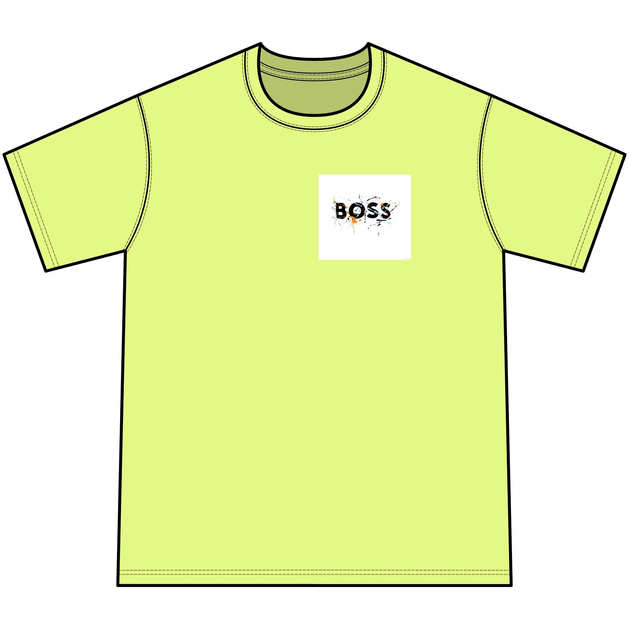 Youth Tie-Dye Tee — 'BOSS' Pocket Graphic Kids T-Shirt