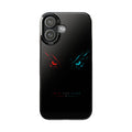 Slim Phone Case — Dual Glowing Eyes Minimalist Design (Save the Core)