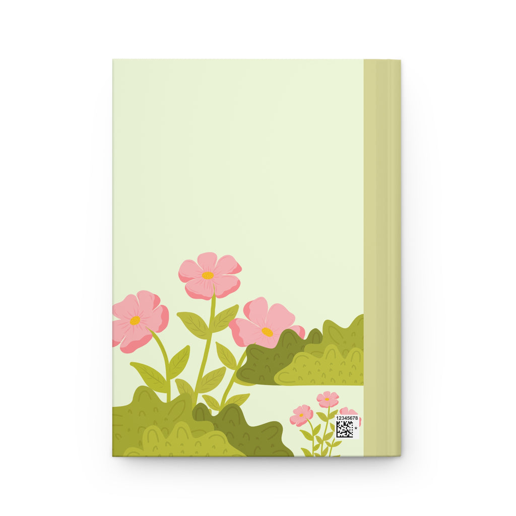 They Bloom Hardcover Journal — Floral Inspirational Notebook for Gratitude & Growth