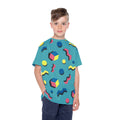 Kids Jersey — Retro 80s Geometric All-Over Print Printify