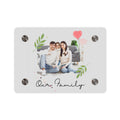 Personalized Acrylic Wall Art Panel — "Our Family" Photo Display