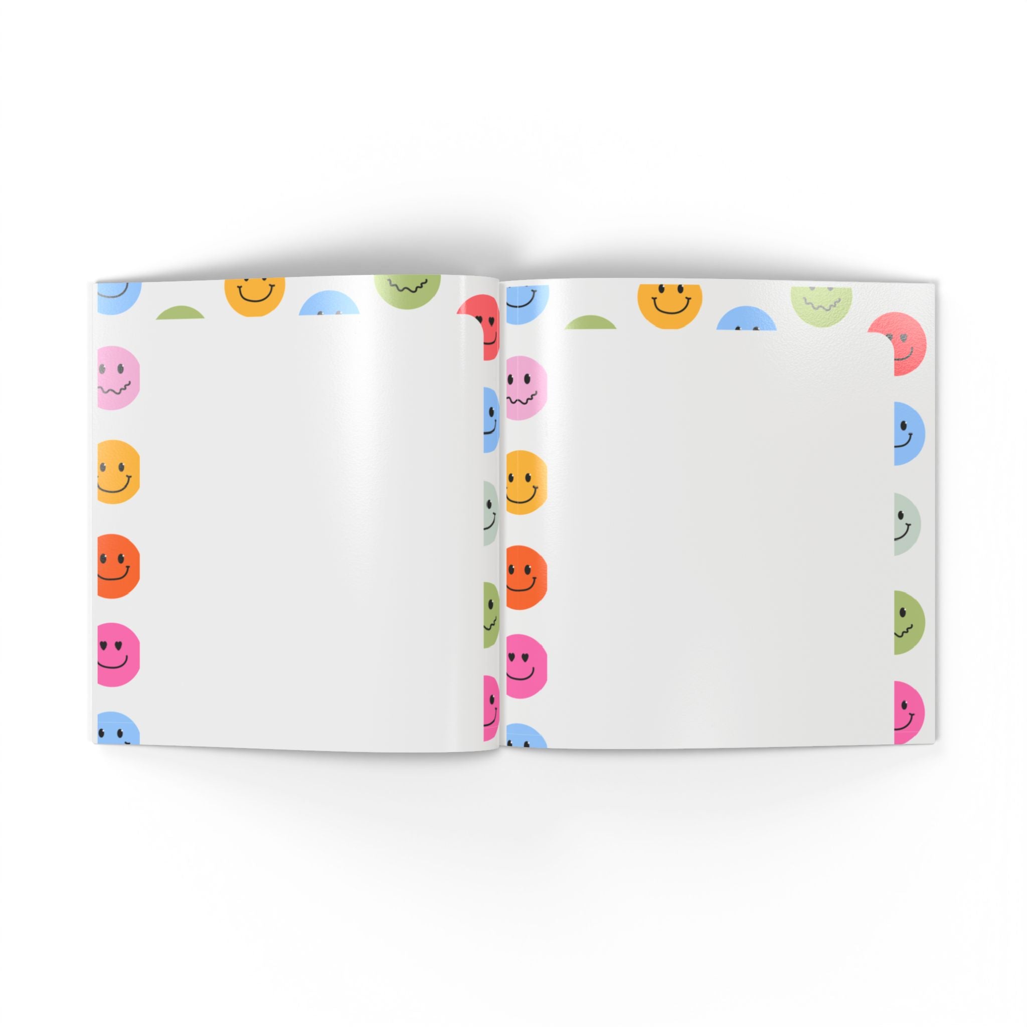 Softcover Photo Book – Colorful Smiley Pattern Keepsake for Kids, Parties & Everyday Memories