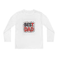 Best Dad Youth Long Sleeve Tee – Kids' Father's Day Shirt Printify