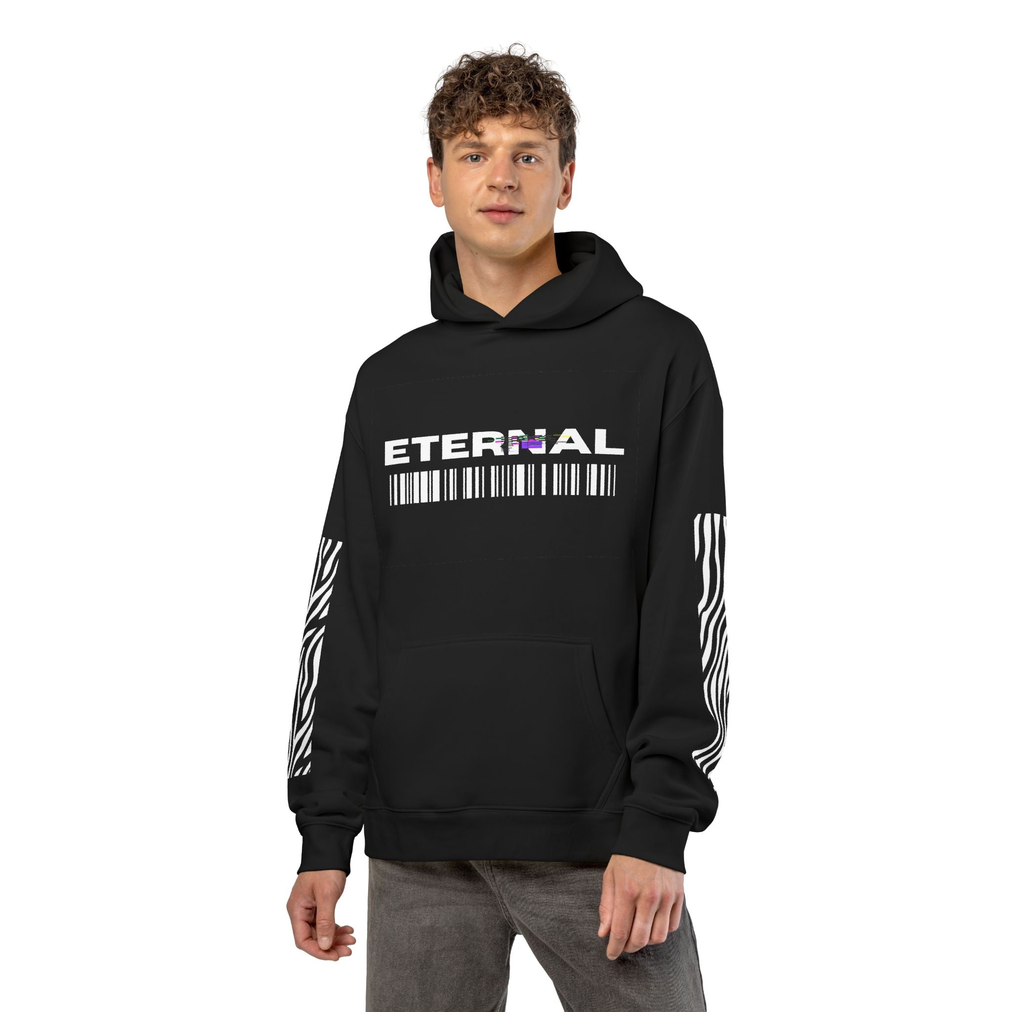 Eternal Barcode Hoodie — Dripping Sneaker Graphic Streetwear