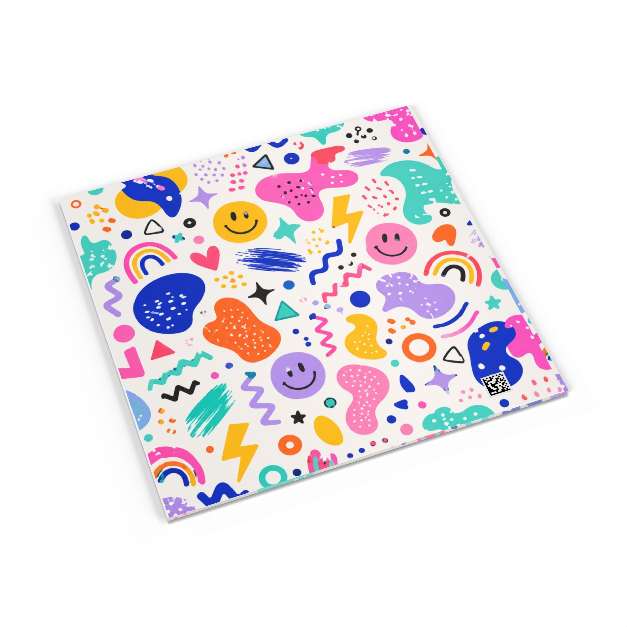 Softcover Photo Book – Colorful Smiley Pattern Keepsake for Kids, Parties & Everyday Memories