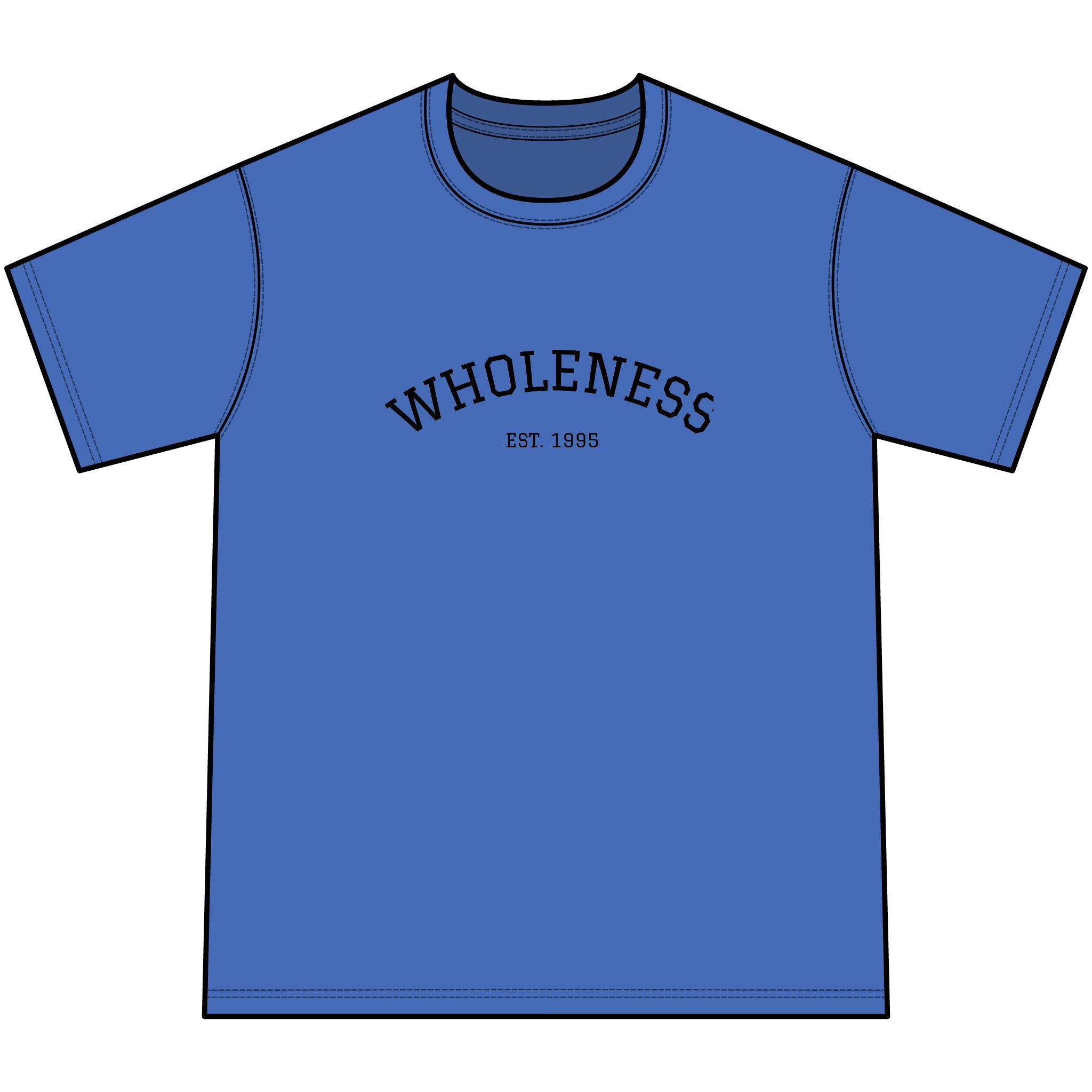 Wholeness Youth Tee — Orange Graphic Kids T?Shirt (Est. 1985)