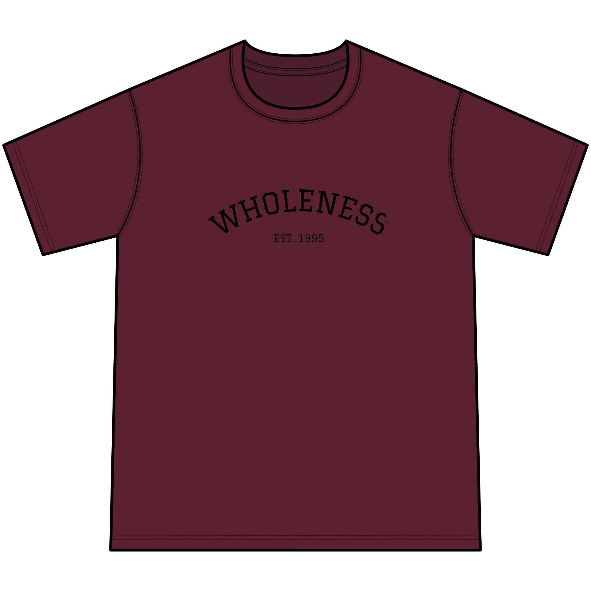 Wholeness Youth Tee — Orange Graphic Kids T?Shirt (Est. 1985)