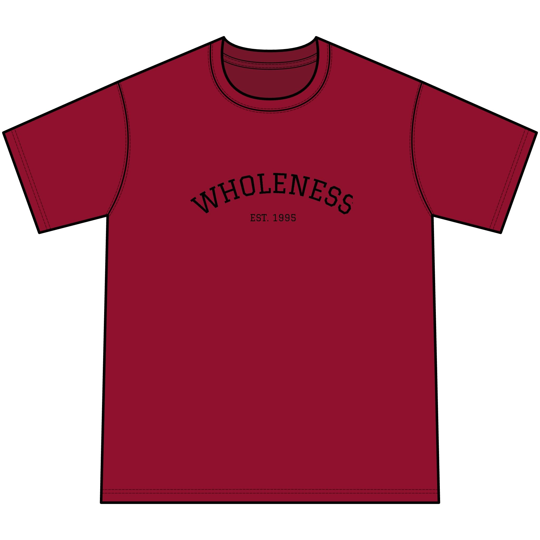 Wholeness Youth Tee — Orange Graphic Kids T?Shirt (Est. 1985)