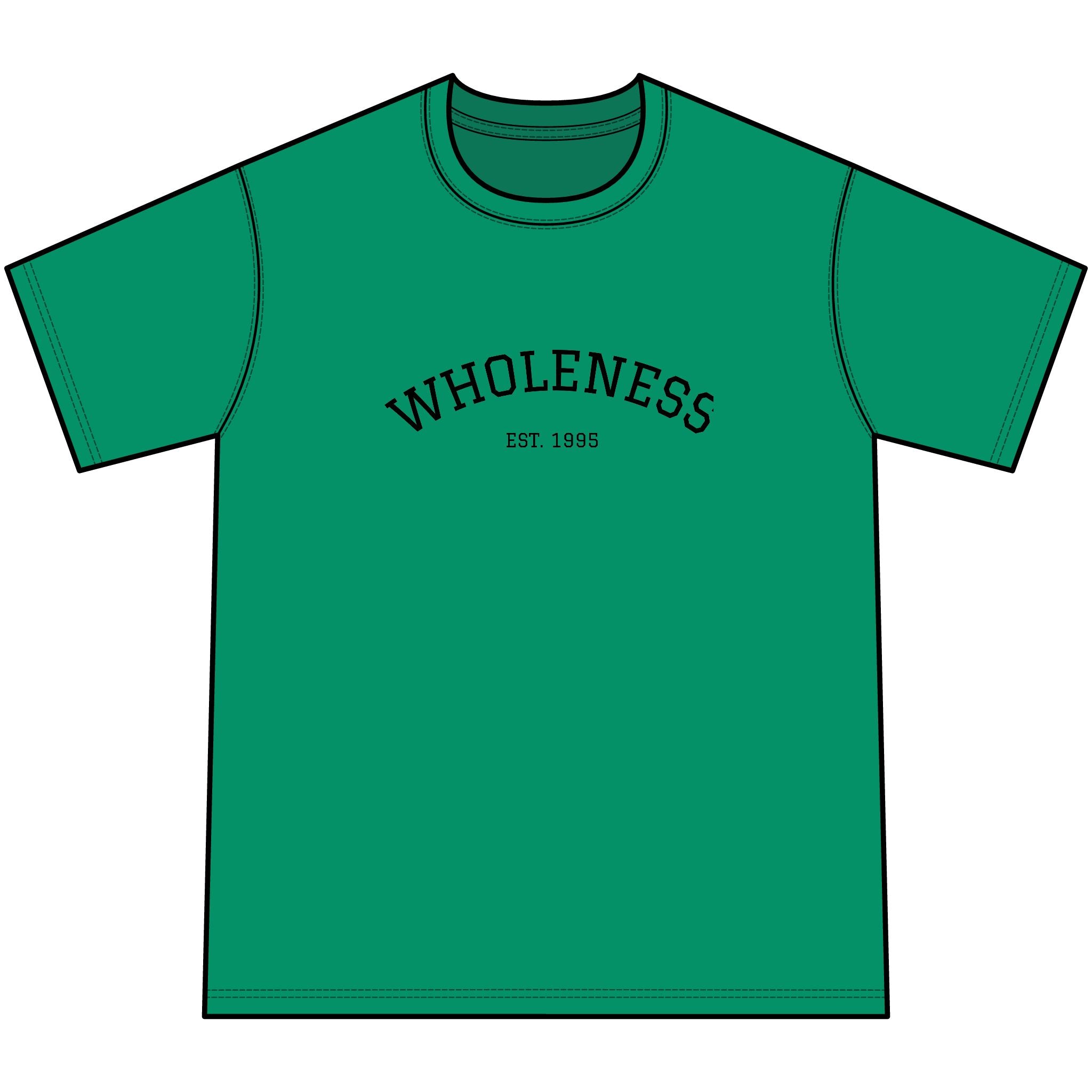 Wholeness Youth Tee — Orange Graphic Kids T?Shirt (Est. 1985)