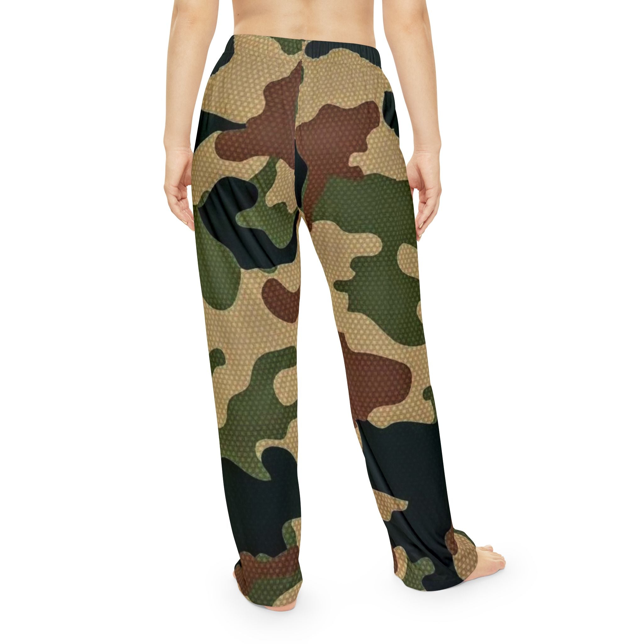 Camo Women’s Pajama Pants — Cozy All-Over Print Lounge Pants Printify