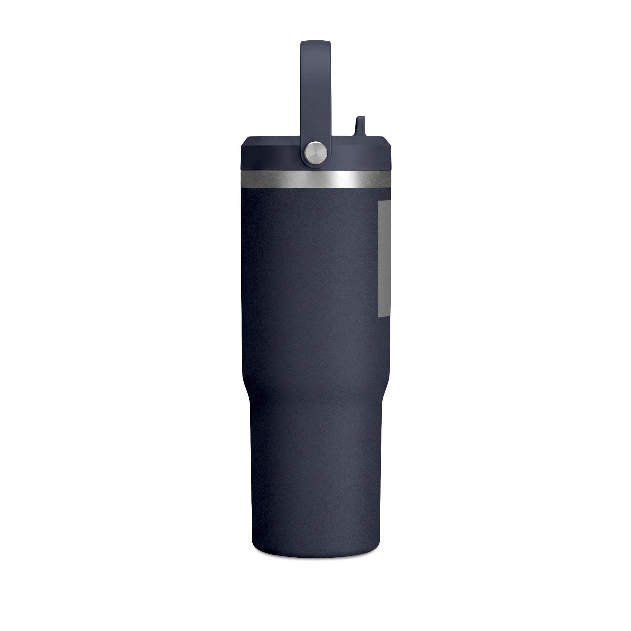 32oz Nomad Travel Tumbler — Insulated Stainless Steel Water Bottle with Handle Printify