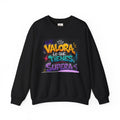 Sweatshirt — Spanish Motivational Quote “Valora lo que tienes…” Colorful Graphic