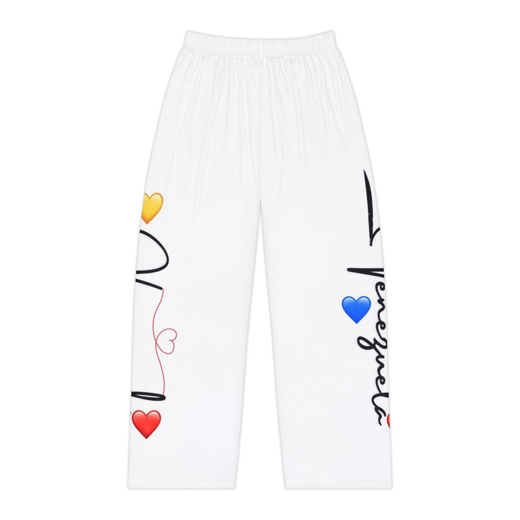 Venezuela Heart Print Pajama Pants – Women's Cozy Lounge Sleepwear