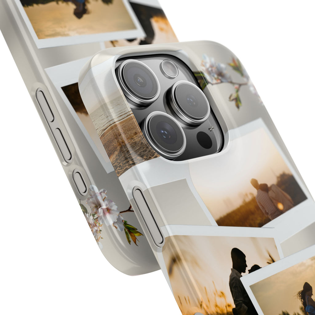 Happy Anniversary Photo Collage Slim Phone Case Printify