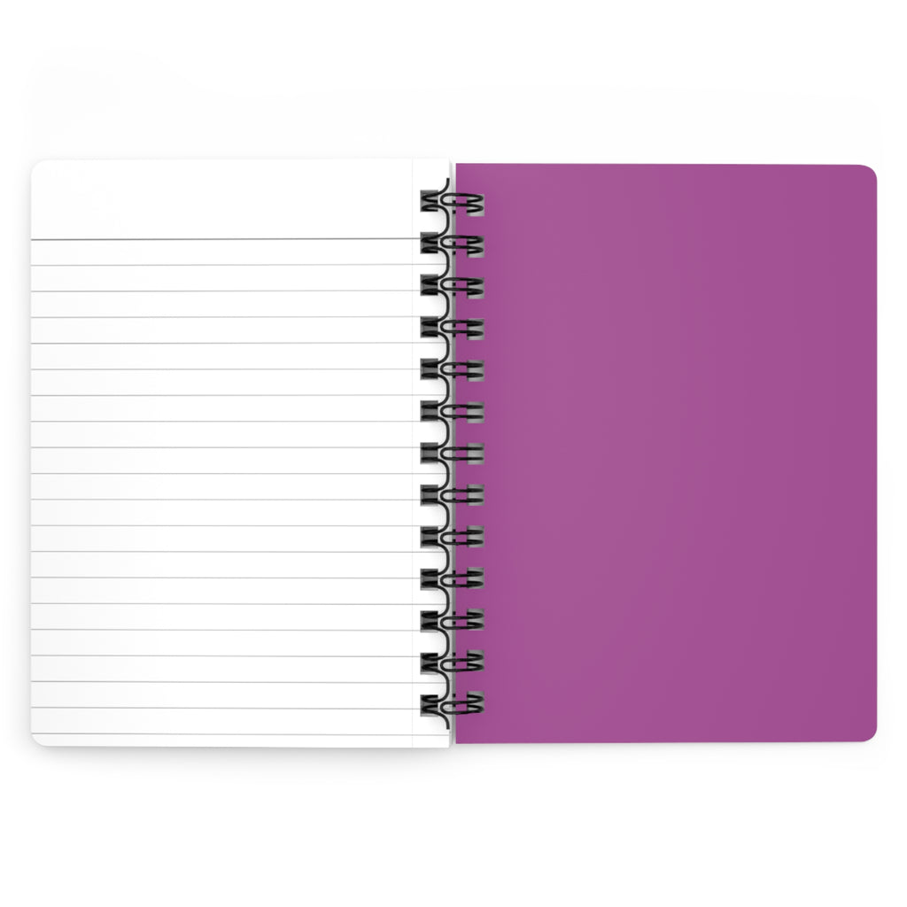 Cosmic Campfire Spiral Notebook — Psychedelic Alien Camping Journal Printify