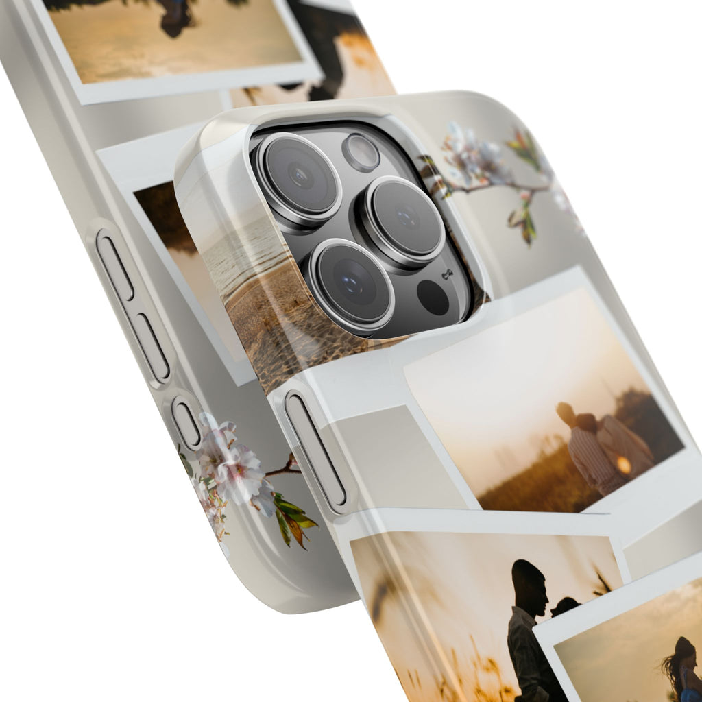 Happy Anniversary Photo Collage Slim Phone Case Printify