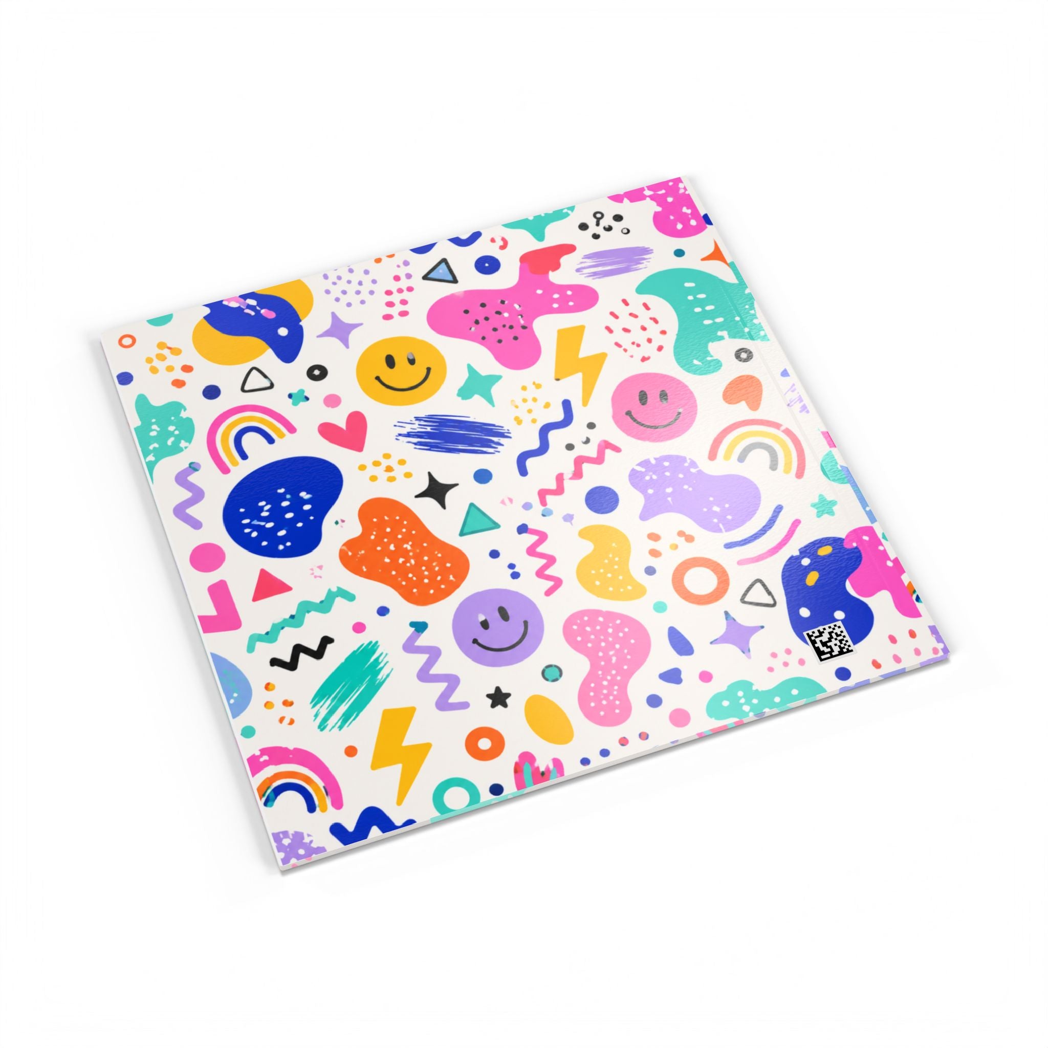 Softcover Photo Book – Colorful Smiley Pattern Keepsake for Kids, Parties & Everyday Memories