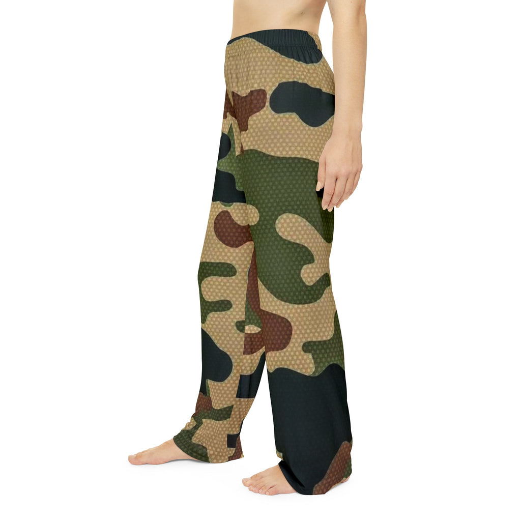 Camo Women’s Pajama Pants — Cozy All-Over Print Lounge Pants Printify