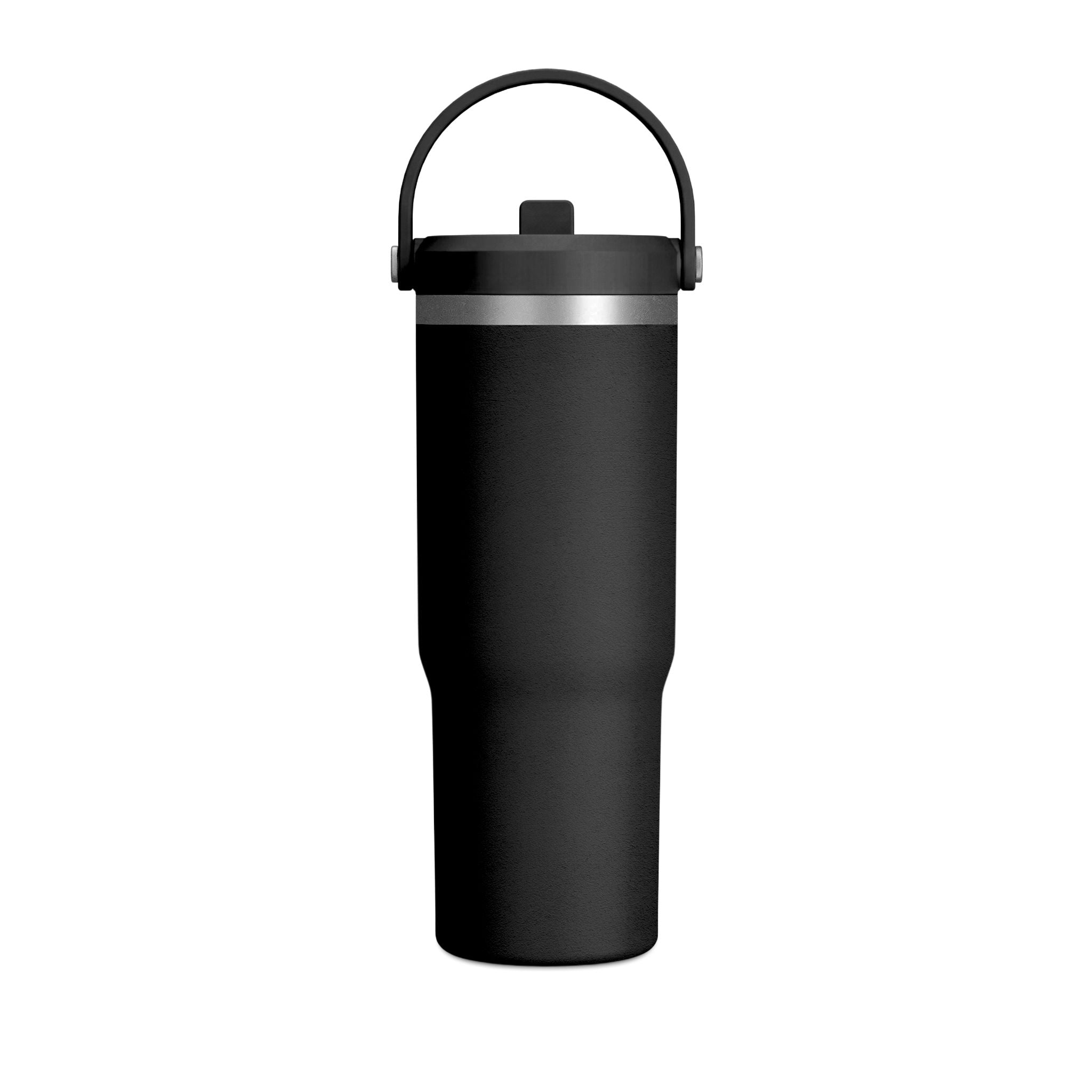 32oz Nomad Travel Tumbler — Insulated Stainless Steel Water Bottle with Handle Printify