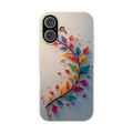 Biodegradable Phone Case — Colorful Leaf Vine Eco-Friendly iPhone Cover Printify