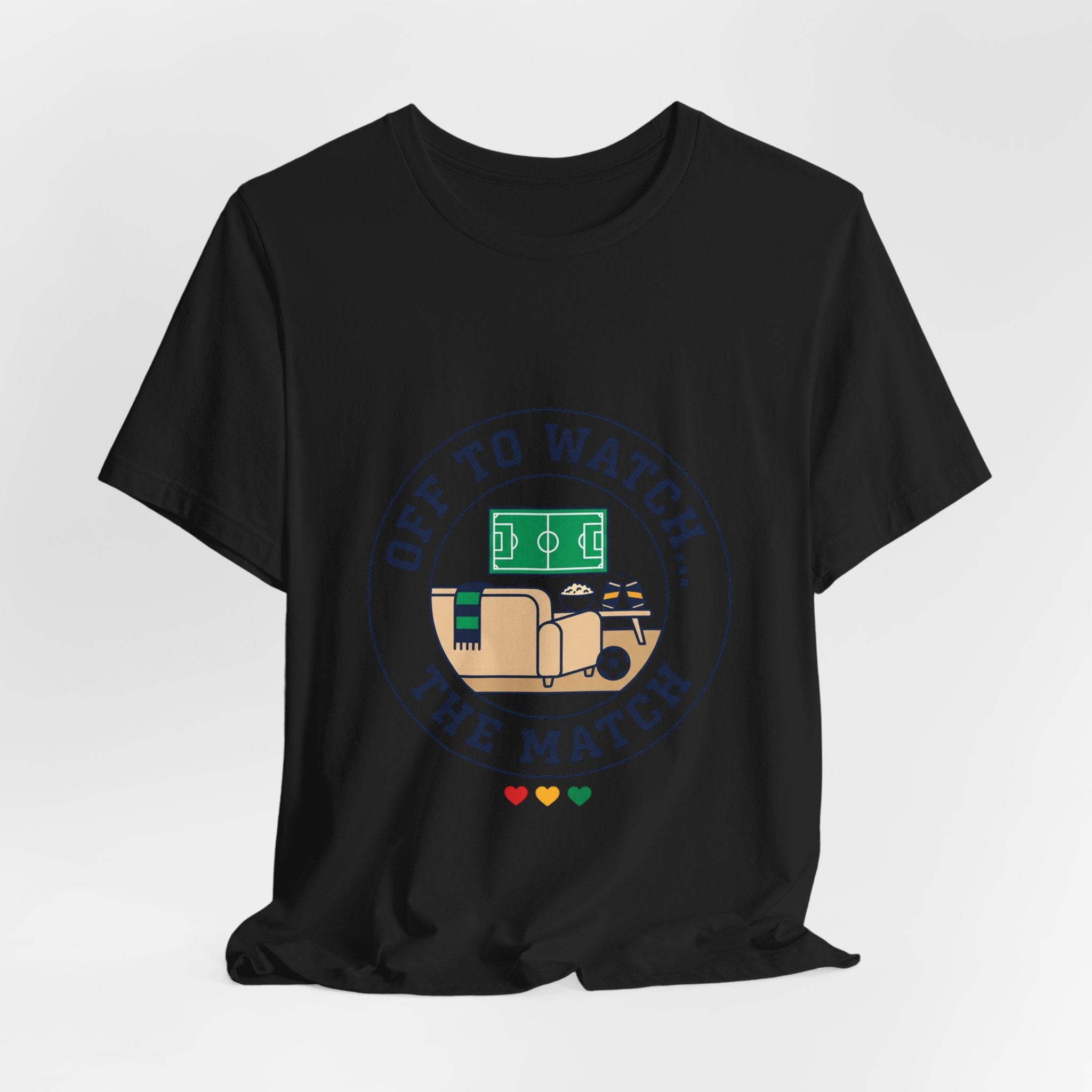 Off to Watch the Match Tee | Soccer Watch Party, Country Colors Printify
