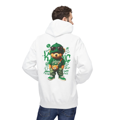 Bear King Hoodie – Drip Champion Streetwear Pullover Printify