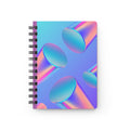 Holographic Cylinder Spiral Notebook — Iridescent 80-Page Journal for Notes & Sketches Printify
